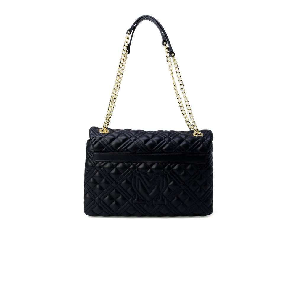 Love Moschino Guld Polyethylen Håndtaske