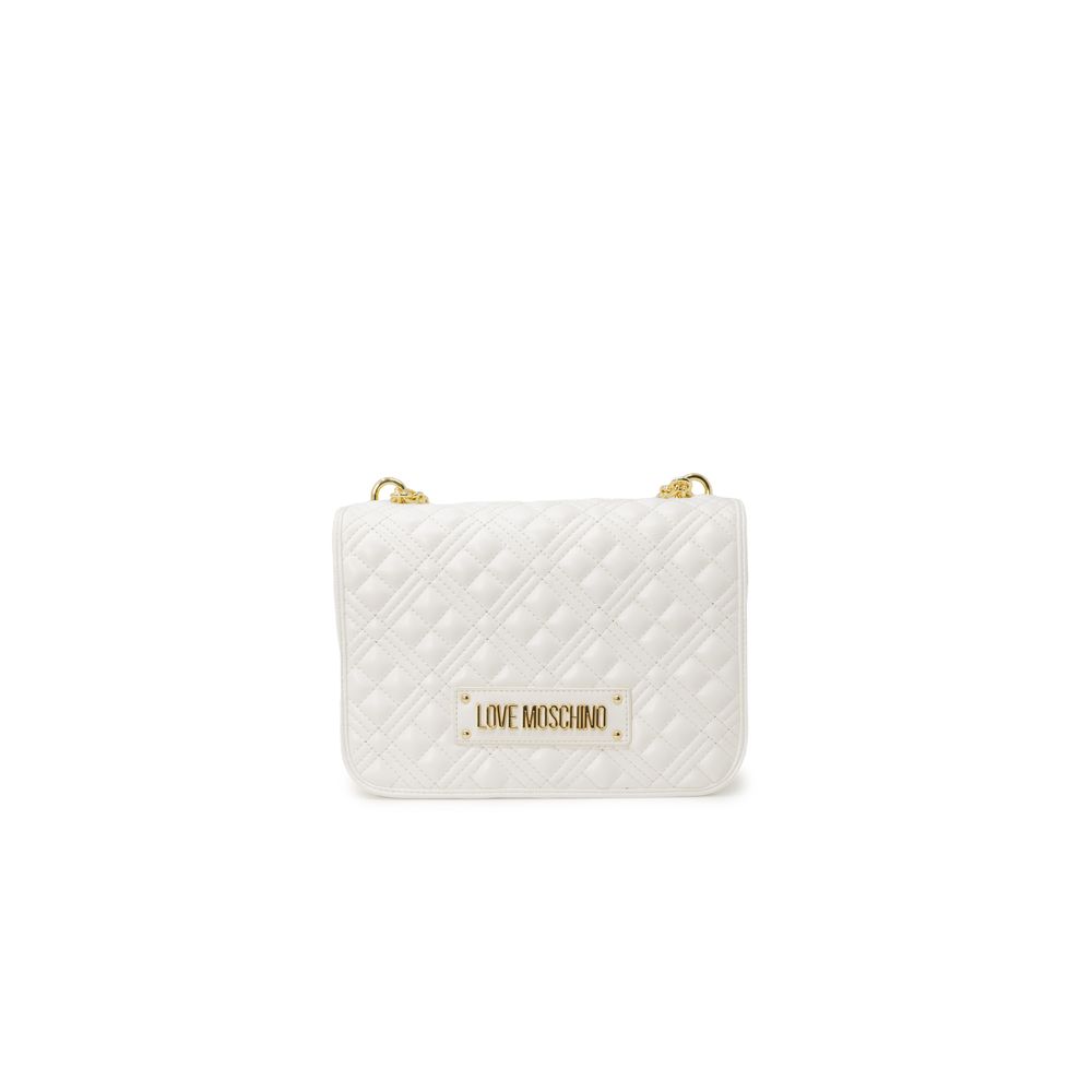 Love Moschino Hvid Polyethylen Håndtaske