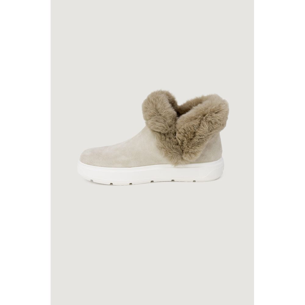 Love Moschino Beige Lædersneaker