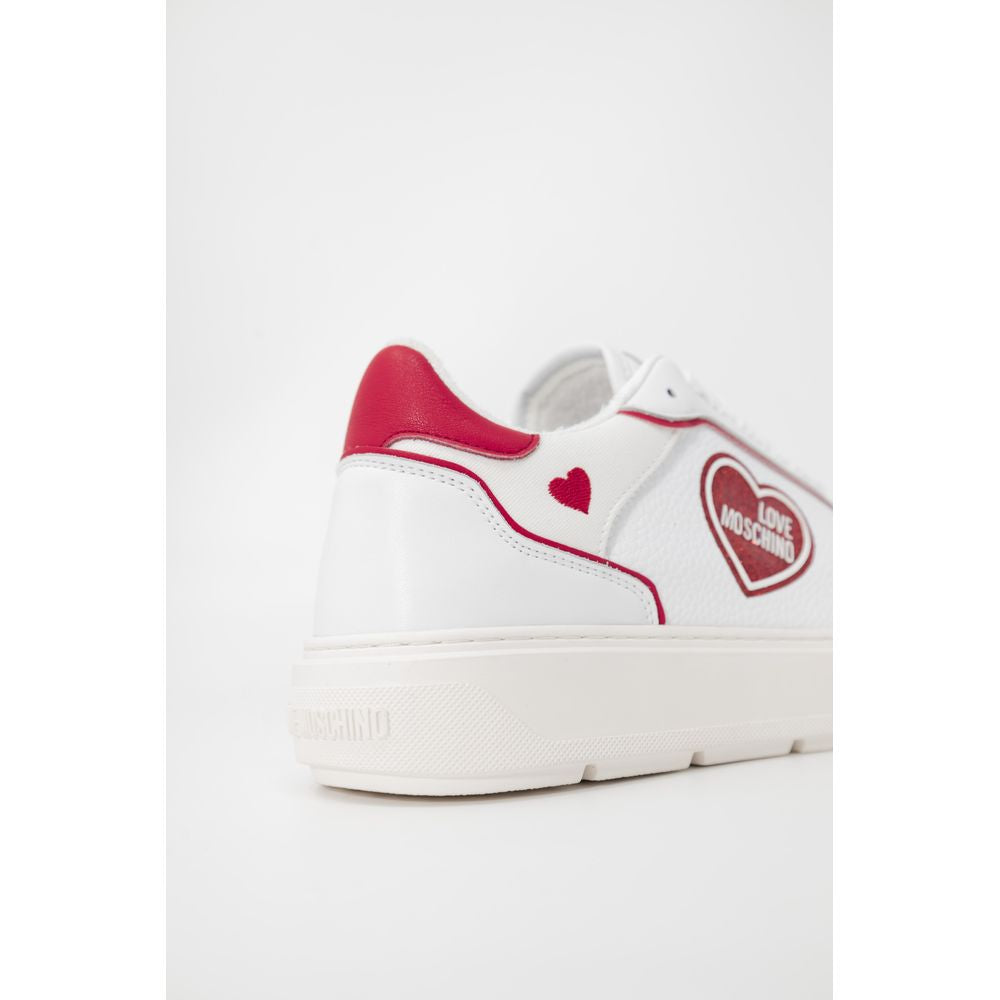 Love Moschino Røde Polyethylen Sneaker