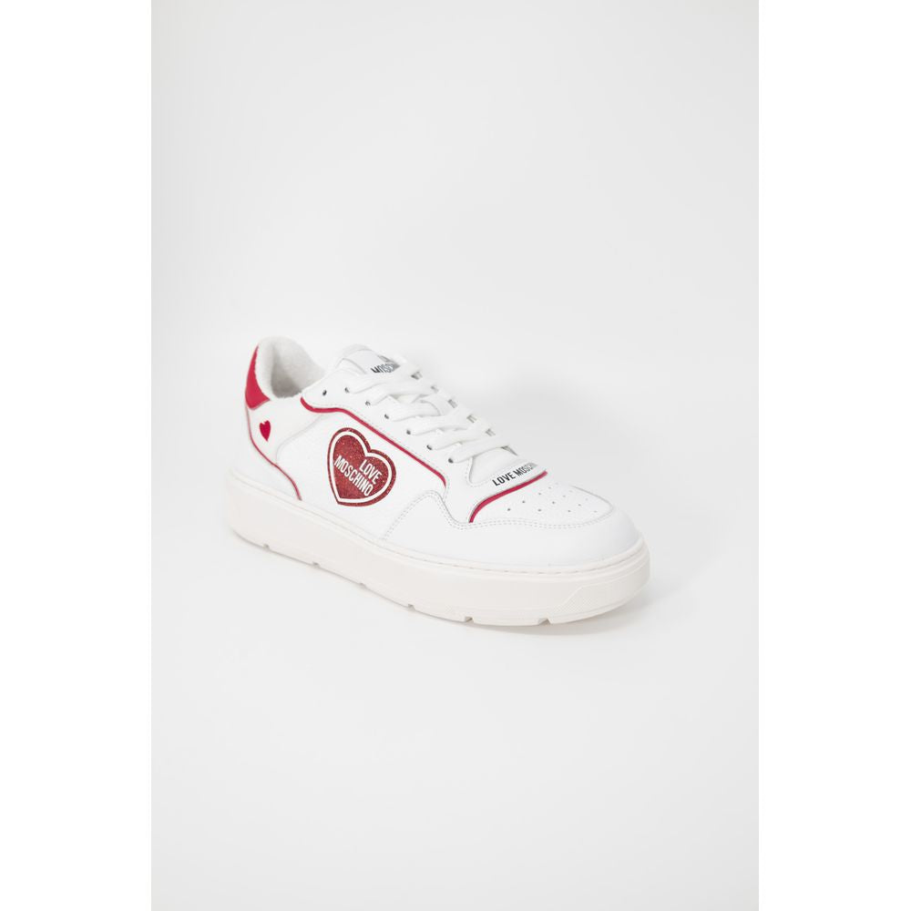 Love Moschino Røde Polyethylen Sneaker