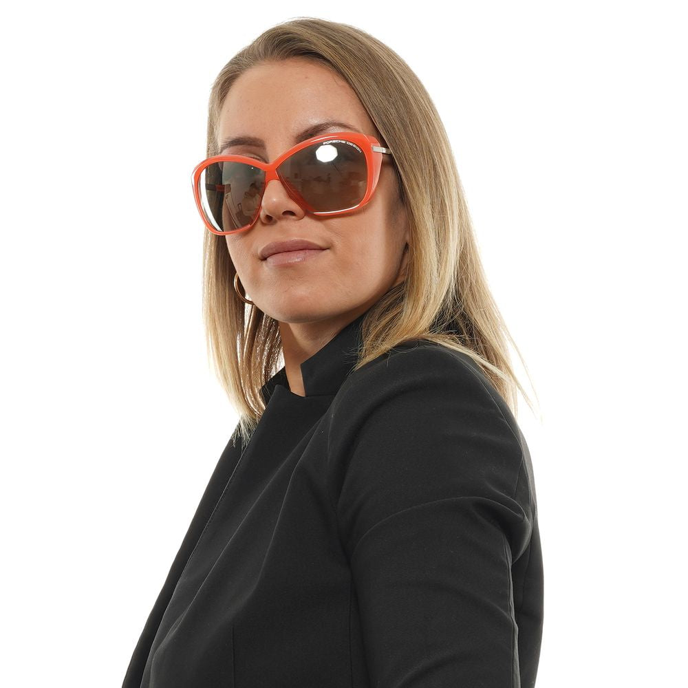Porsche Design Orange Solbriller Til Kvinder