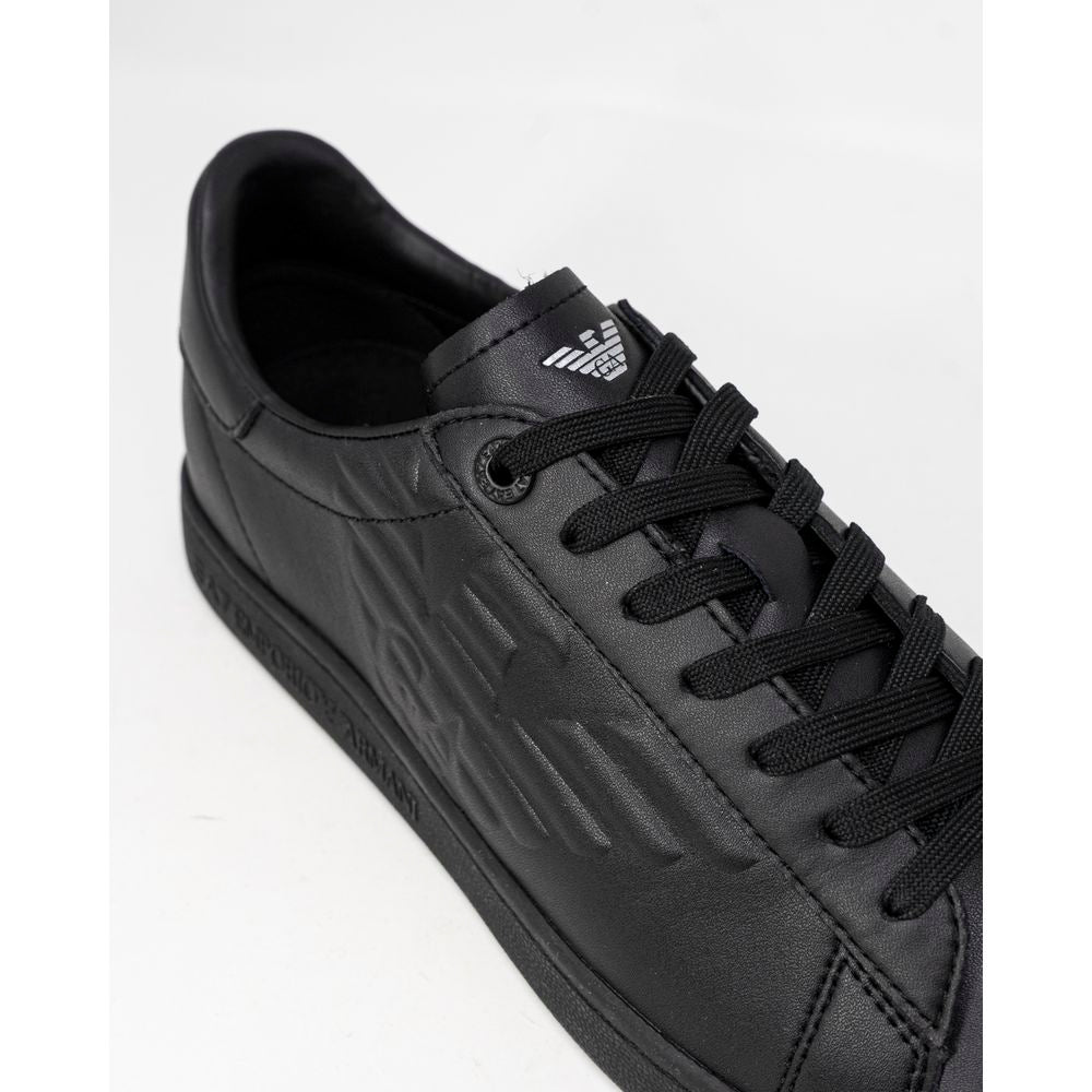 EA7 Emporio Armani sort polyethylen sneaker