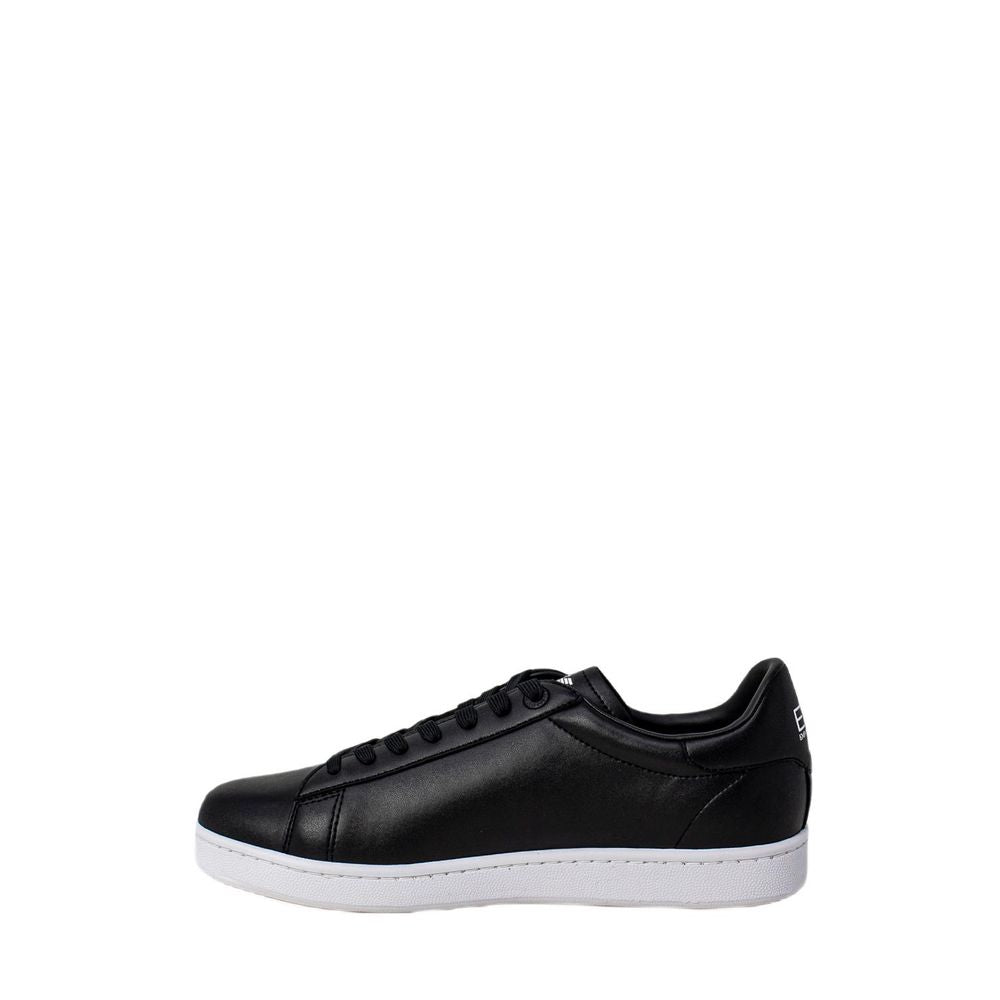 EA7 Emporio Armani sort og hvid polyethylen sneaker