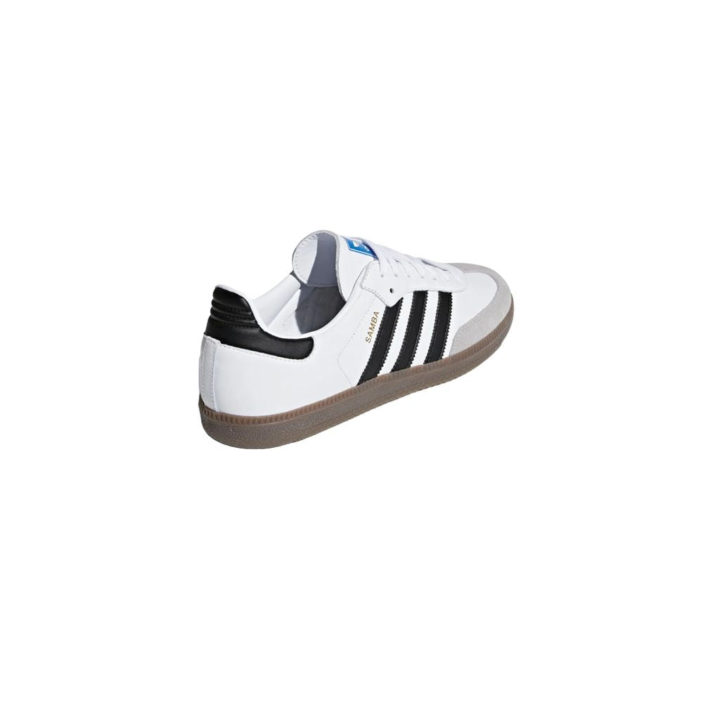 Adidas Hvid Lædersneaker