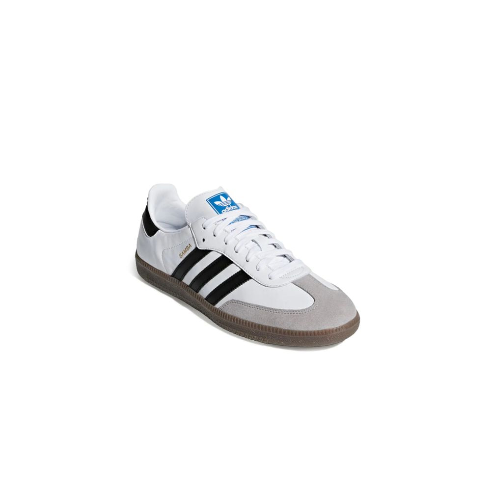 Adidas Hvid Lædersneaker