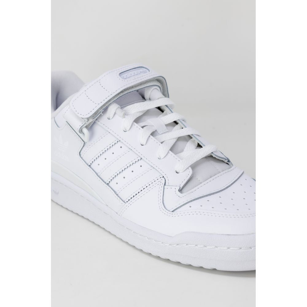 Adidas Hvid Lædersneaker