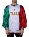 Dolce & Gabbana Flerfarvet Italia Button Down Bomberjakke