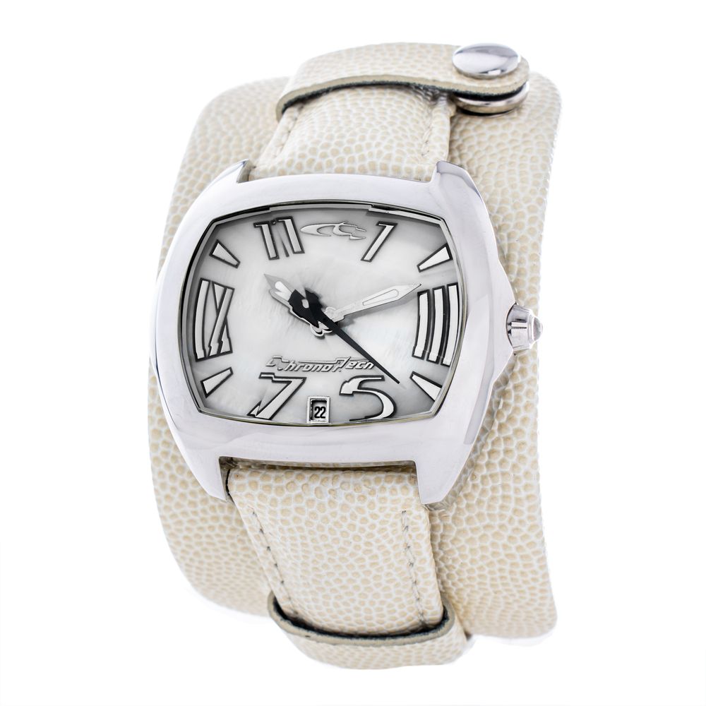 Chronotech Beige Læderur