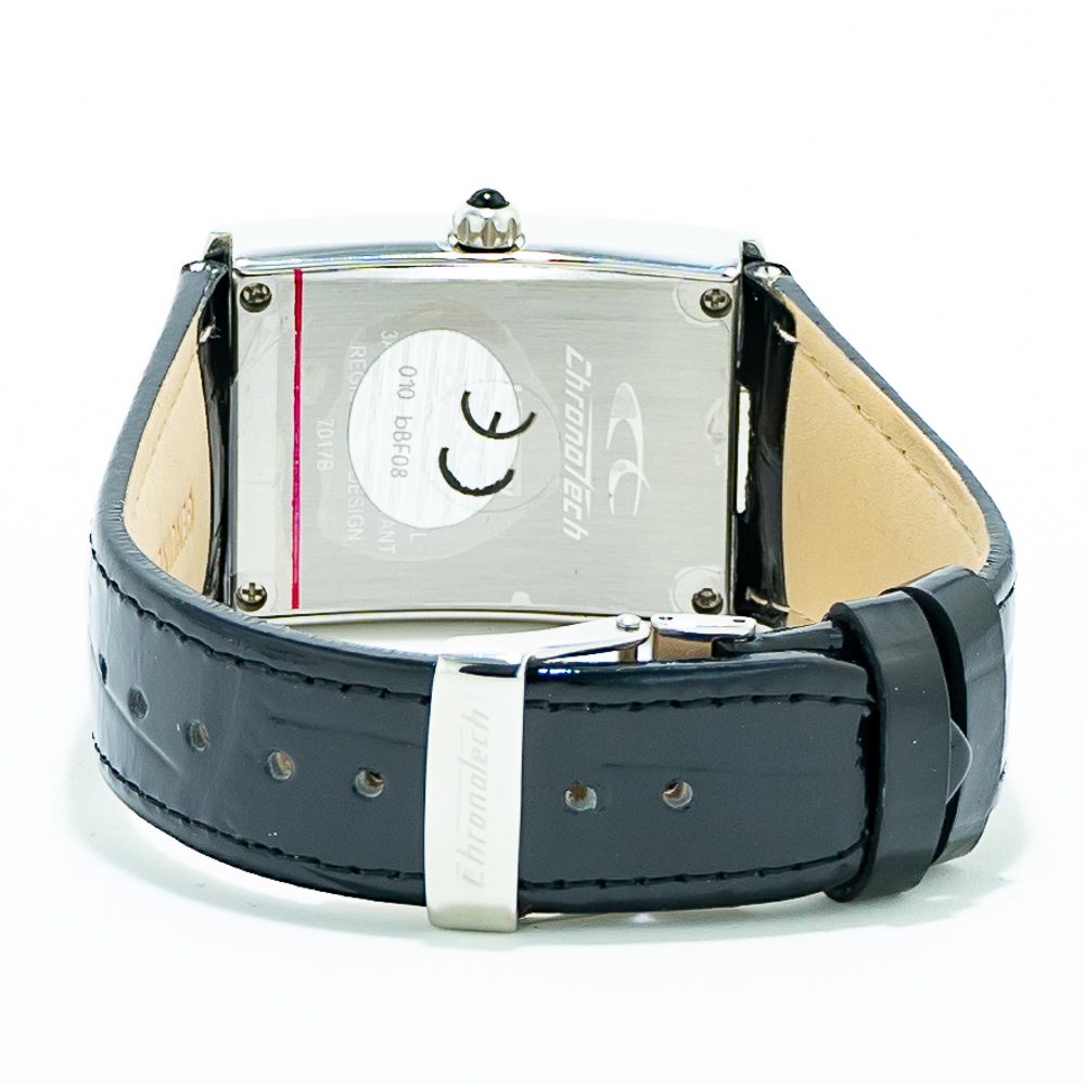 Chronotech sølvstålur