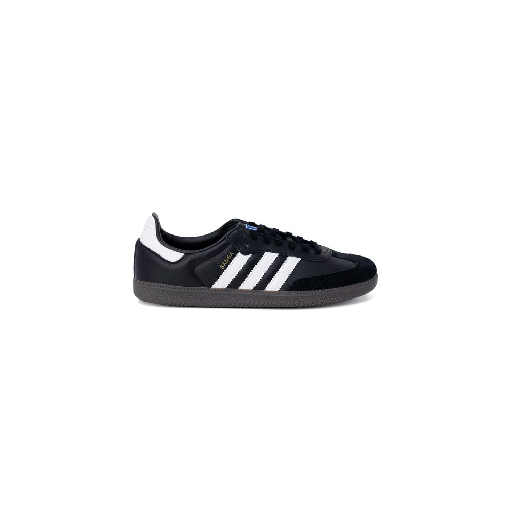 Adidas sort lædersneaker