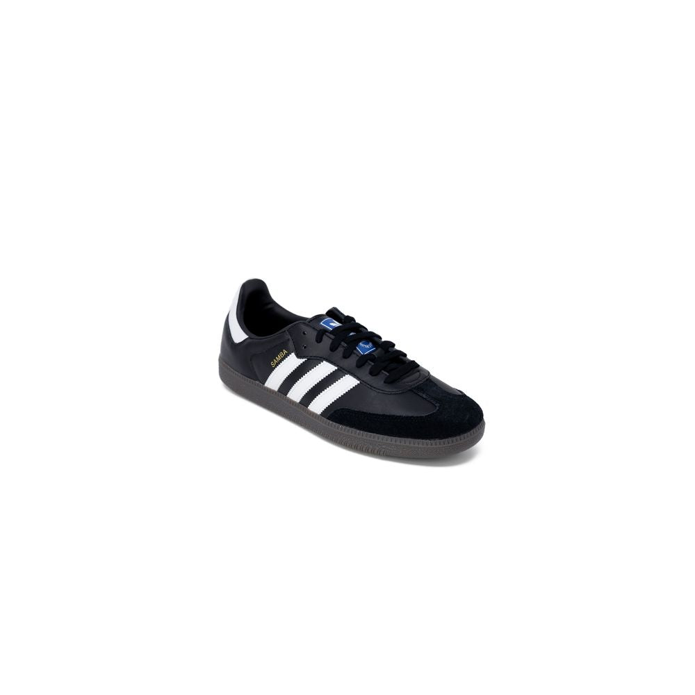 Adidas sort lædersneaker