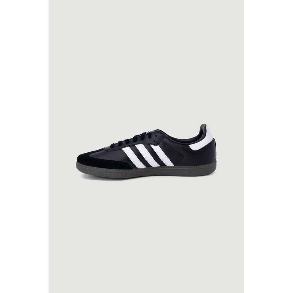 Adidas sort lædersneaker