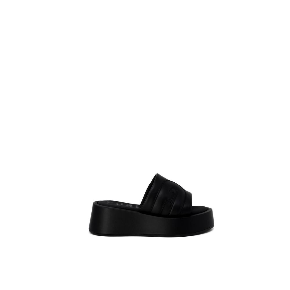 Furla sort lædersandal