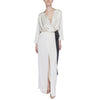 Sandro Ferrone Beige Polyesterkjole