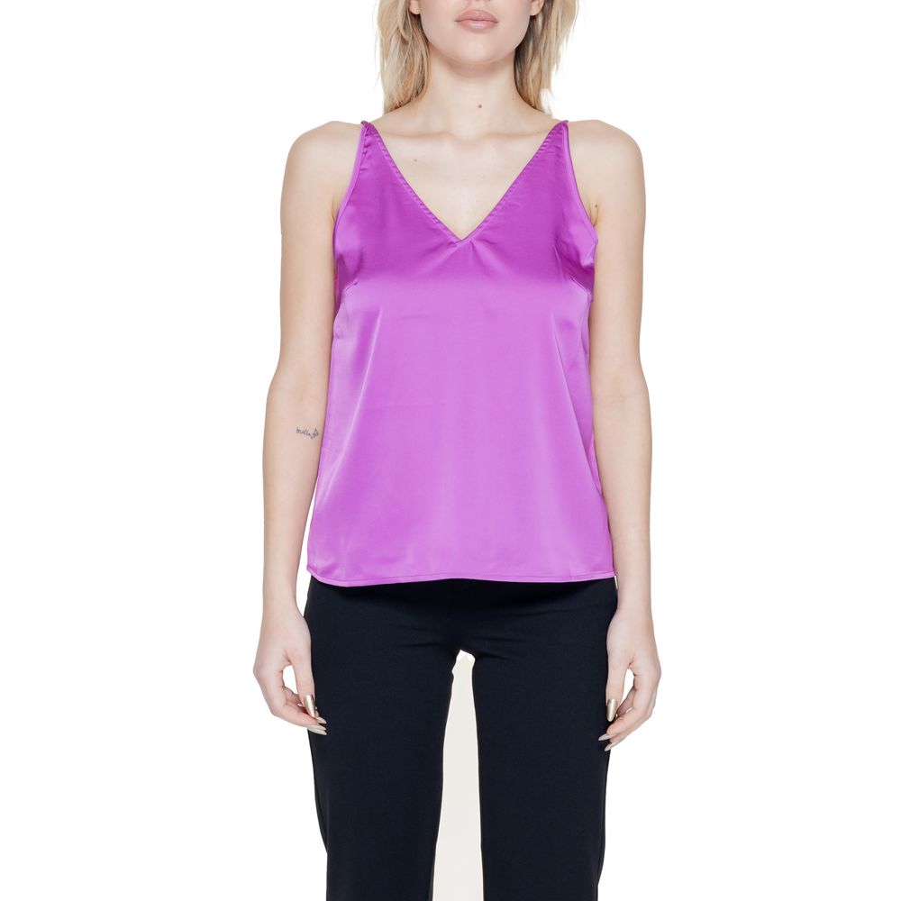 Vila Tøj Lyserøde Polyester Toppe & T-shirt