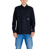 Calvin Klein Jeans Sort skjorte i genbrugsbomuld