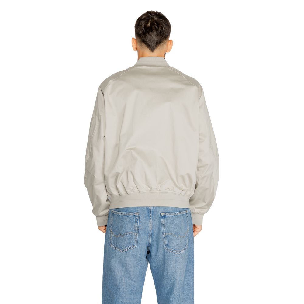 Calvin Klein grå økologisk bomuldsjakke