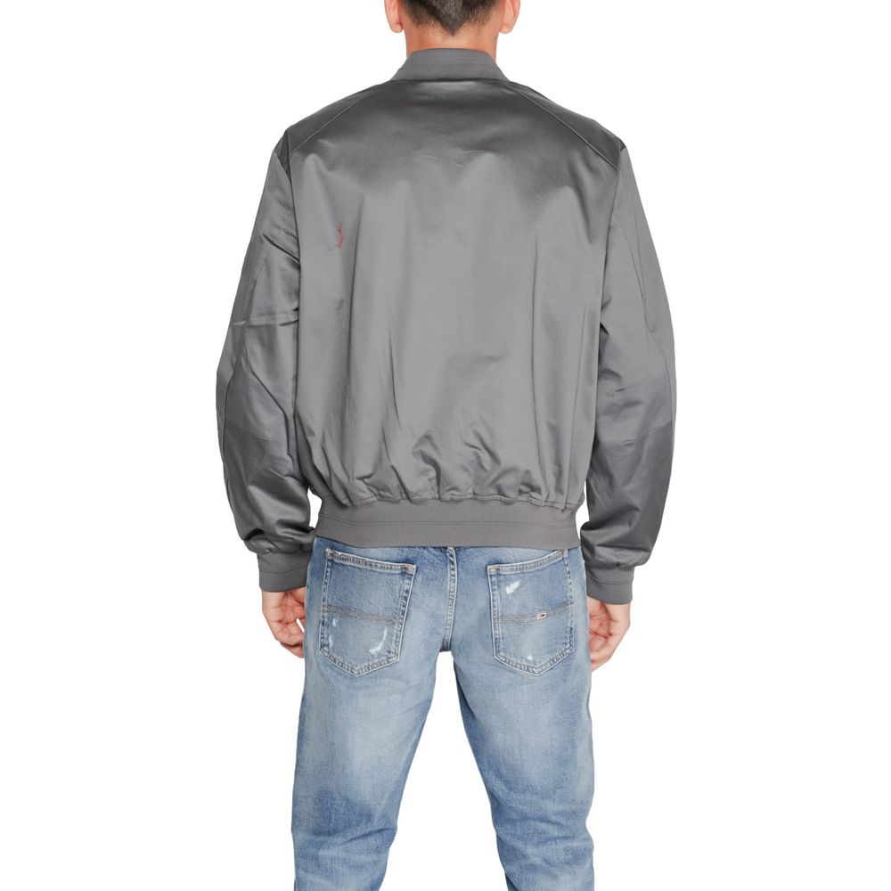 Calvin Klein grå økologisk bomuldsjakke