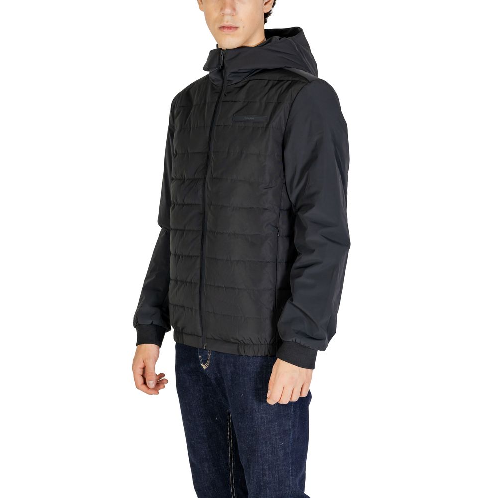 Calvin Klein Sort jakke i genbrugspolyester