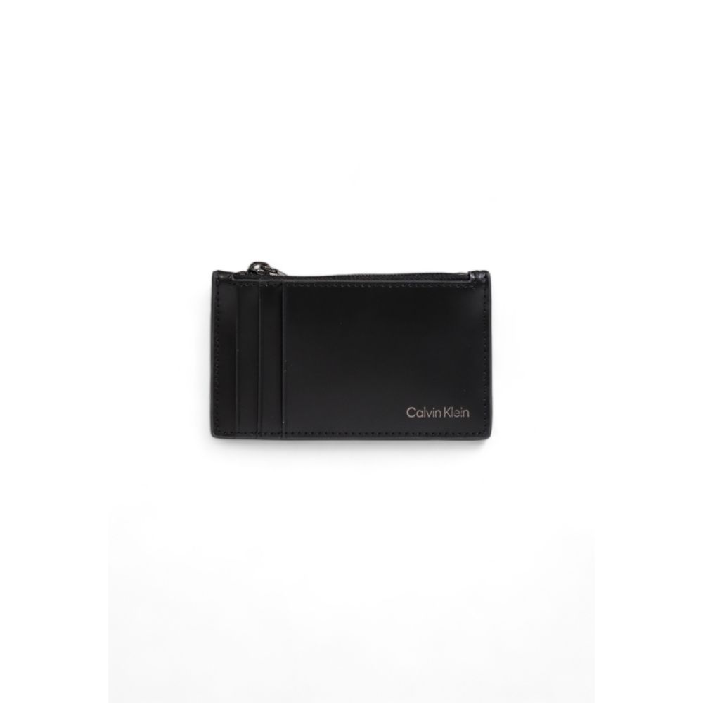 Calvin Klein sort læderpung