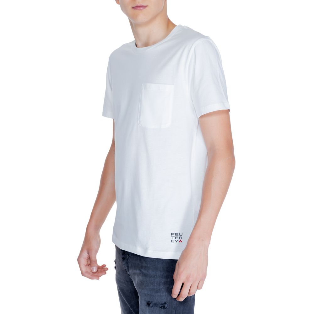 Peuterey Hvid Bomulds T-shirt