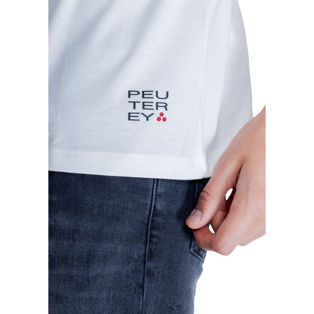 Peuterey Hvid Bomulds T-shirt