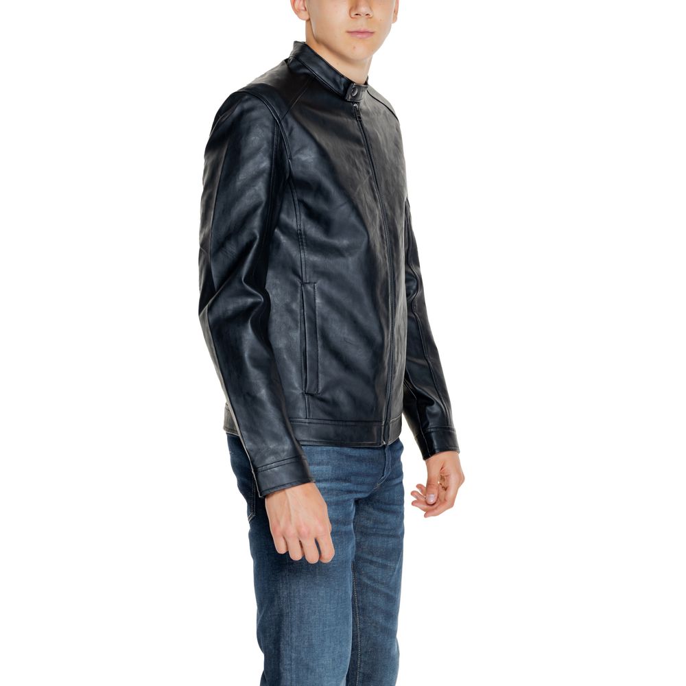 Jack Jones Sort Polyesterjakke