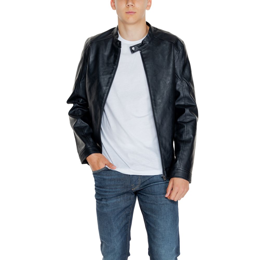 Jack Jones Sort Polyesterjakke