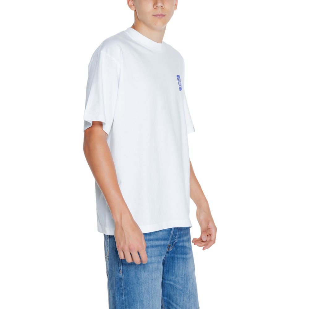 Replay Hvid Bomulds T-shirt