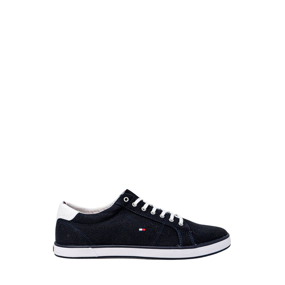Tommy Hilfiger Blå Bomuldssneaker