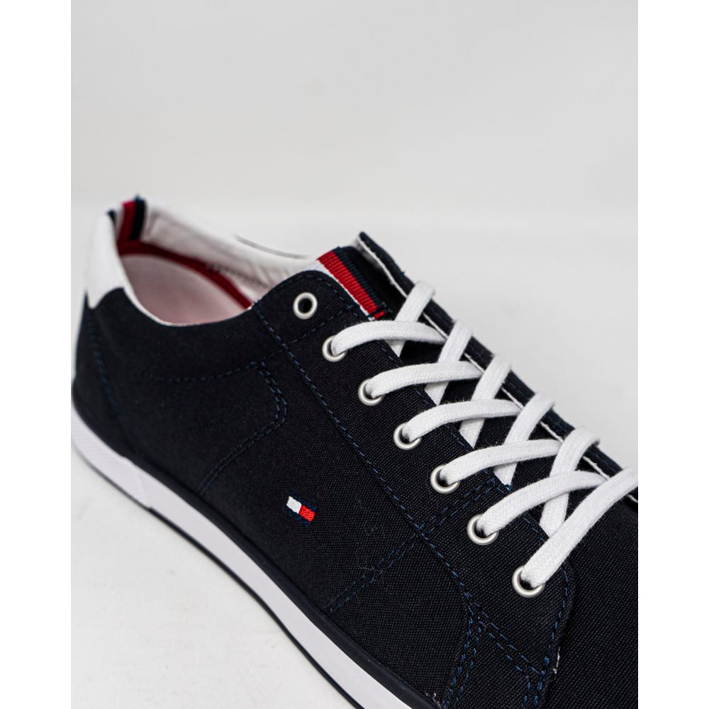 Tommy Hilfiger Blå Bomuldssneaker