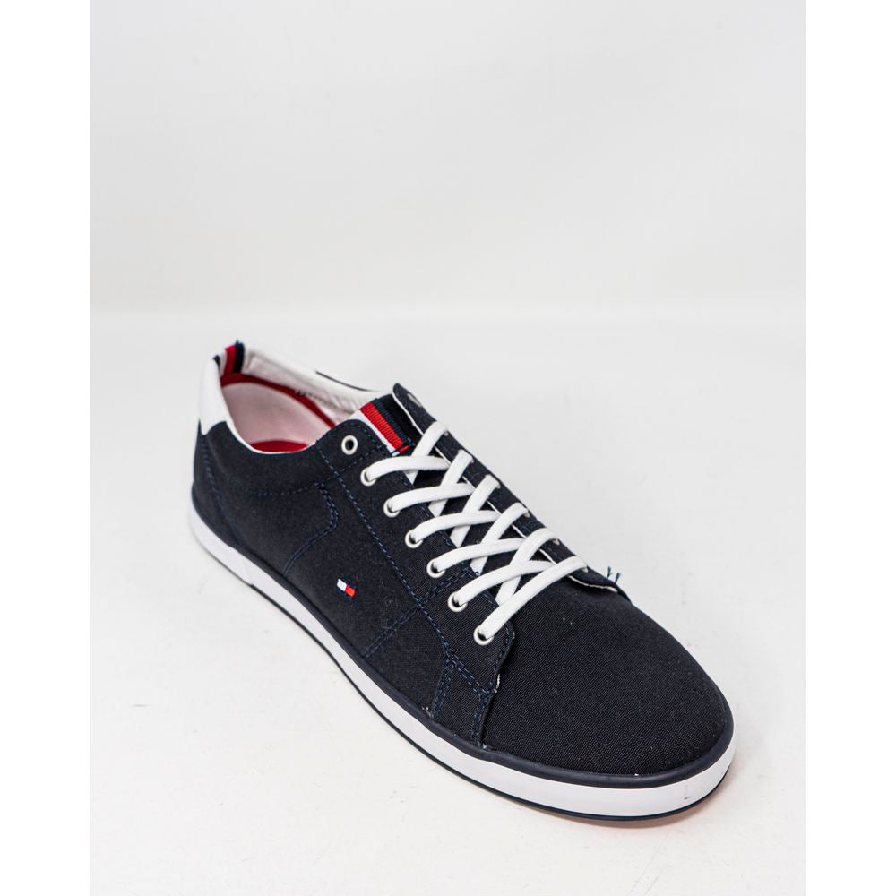 Tommy Hilfiger Blå Bomuldssneaker
