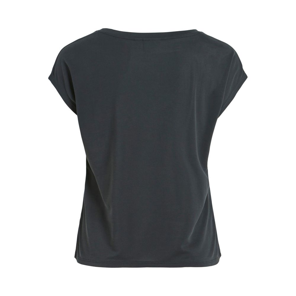 Vila Tøj Sorte Tencel Toppe & T-shirt