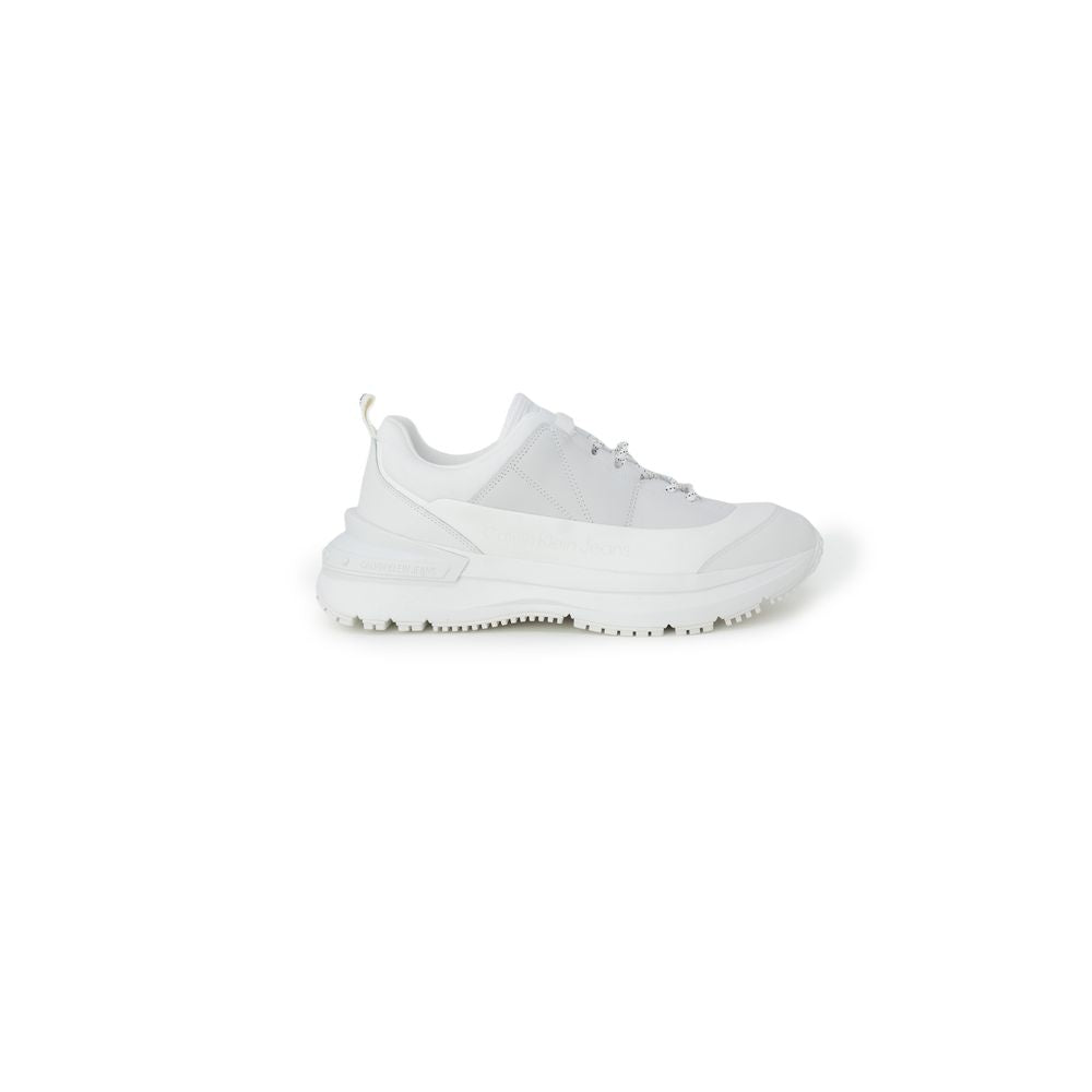 Calvin Klein Jeans Hvide Ruskindssneaker