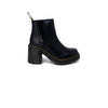 Dr. Martens sort lædersandal