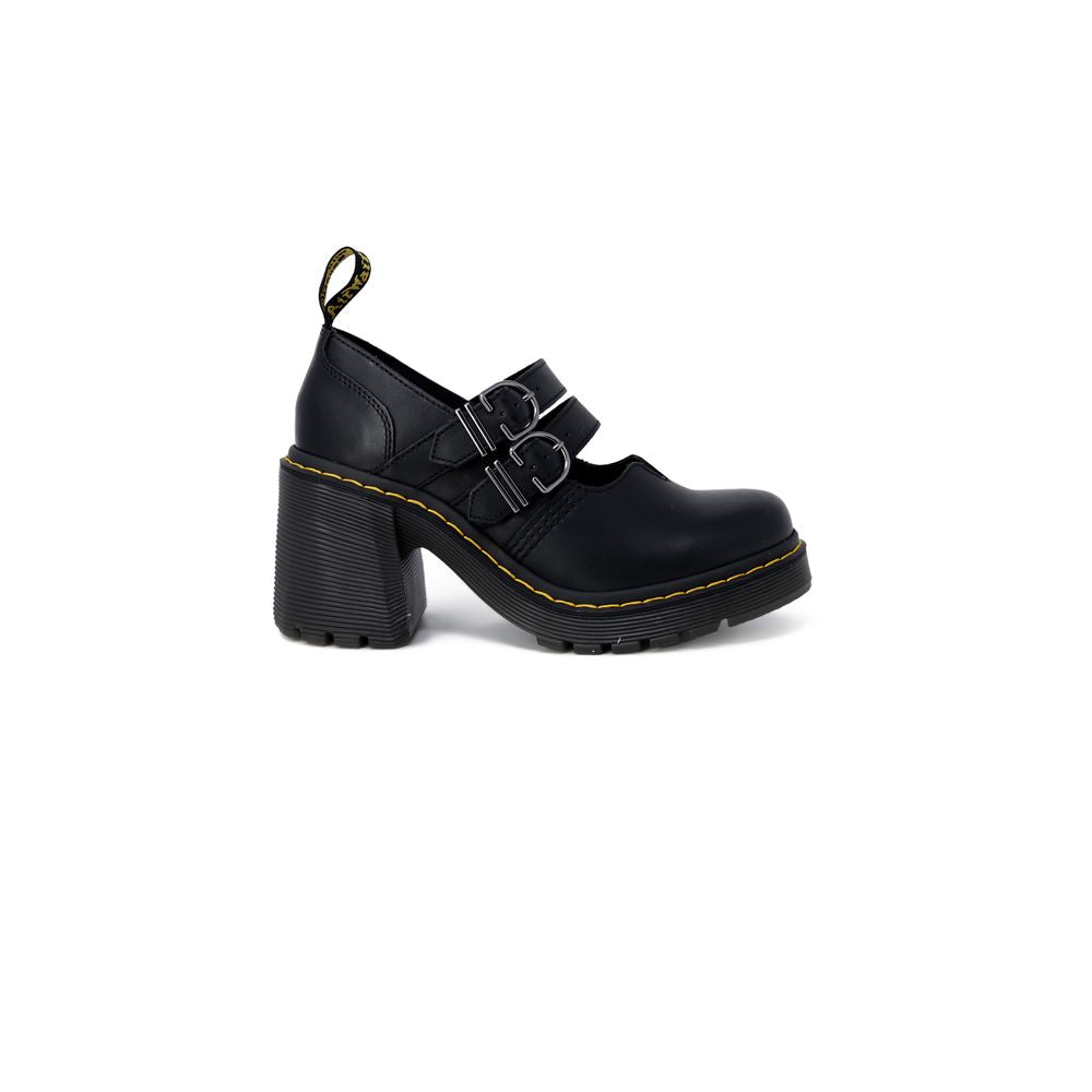 Dr. Martens sort lædersandal