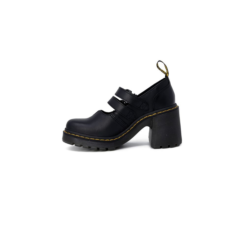 Dr. Martens sort lædersandal