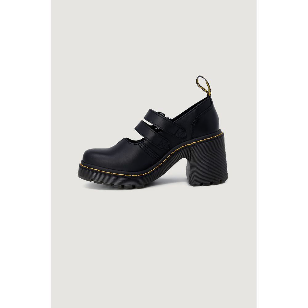 Dr. Martens sort lædersandal