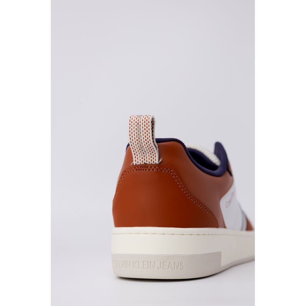 Calvin Klein Jeans Brun Lædersneaker