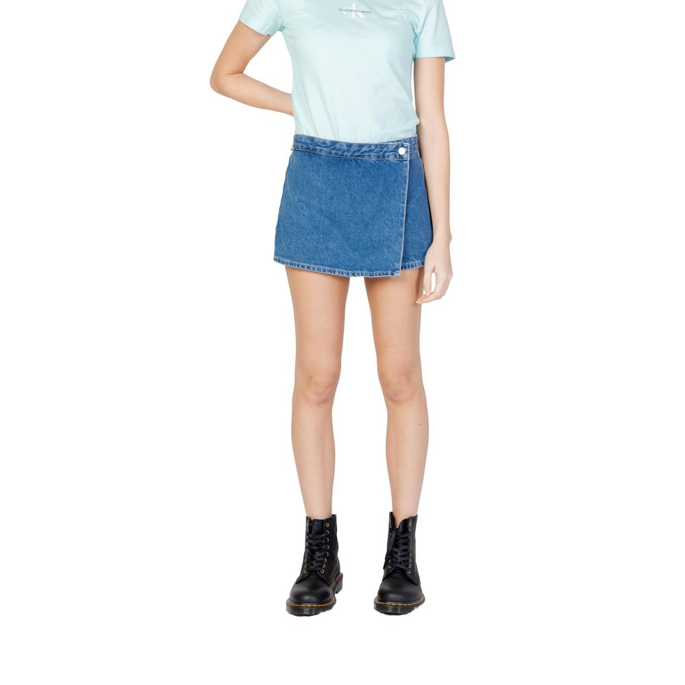Calvin Klein Jeans Blå Bomuldsshorts