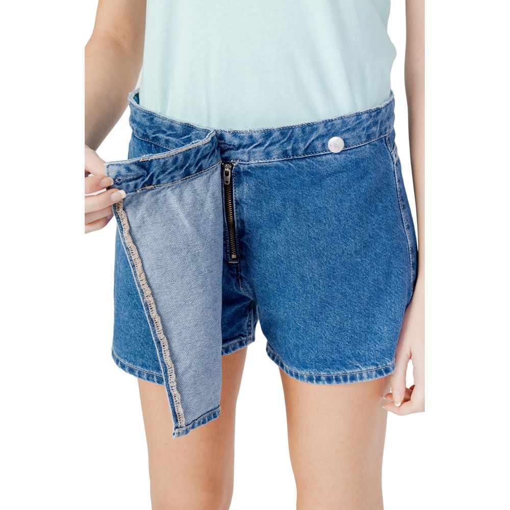Calvin Klein Jeans Blå Bomuldsshorts