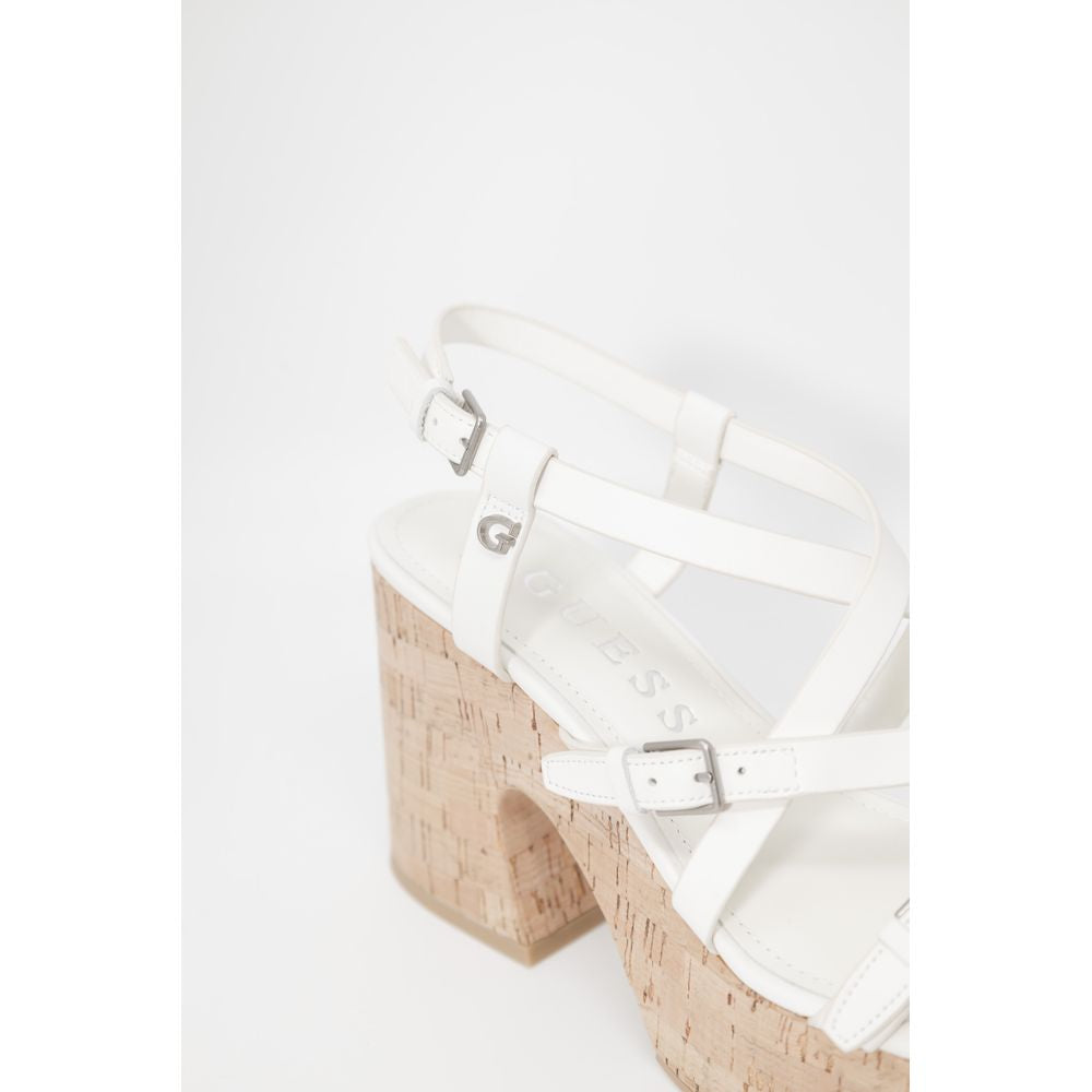Guess Beige Lædersandal