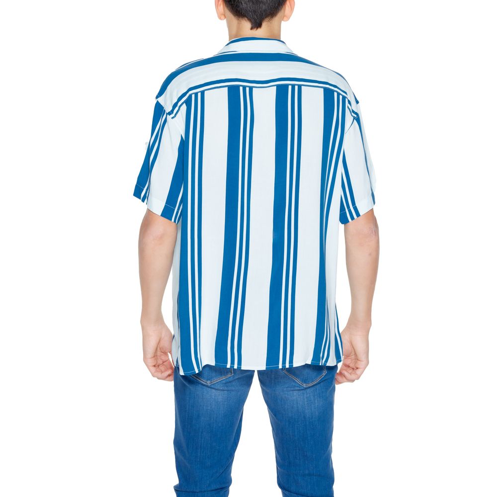 Jack Jones Blå Viskose Skjorte