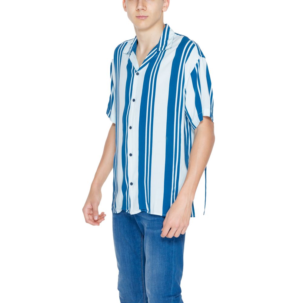 Jack Jones Blå Viskose Skjorte