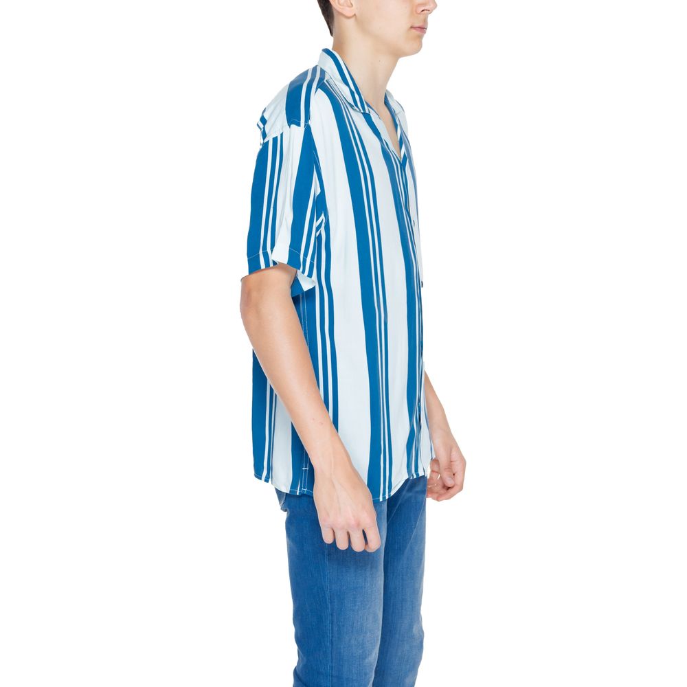Jack Jones Blå Viskose Skjorte