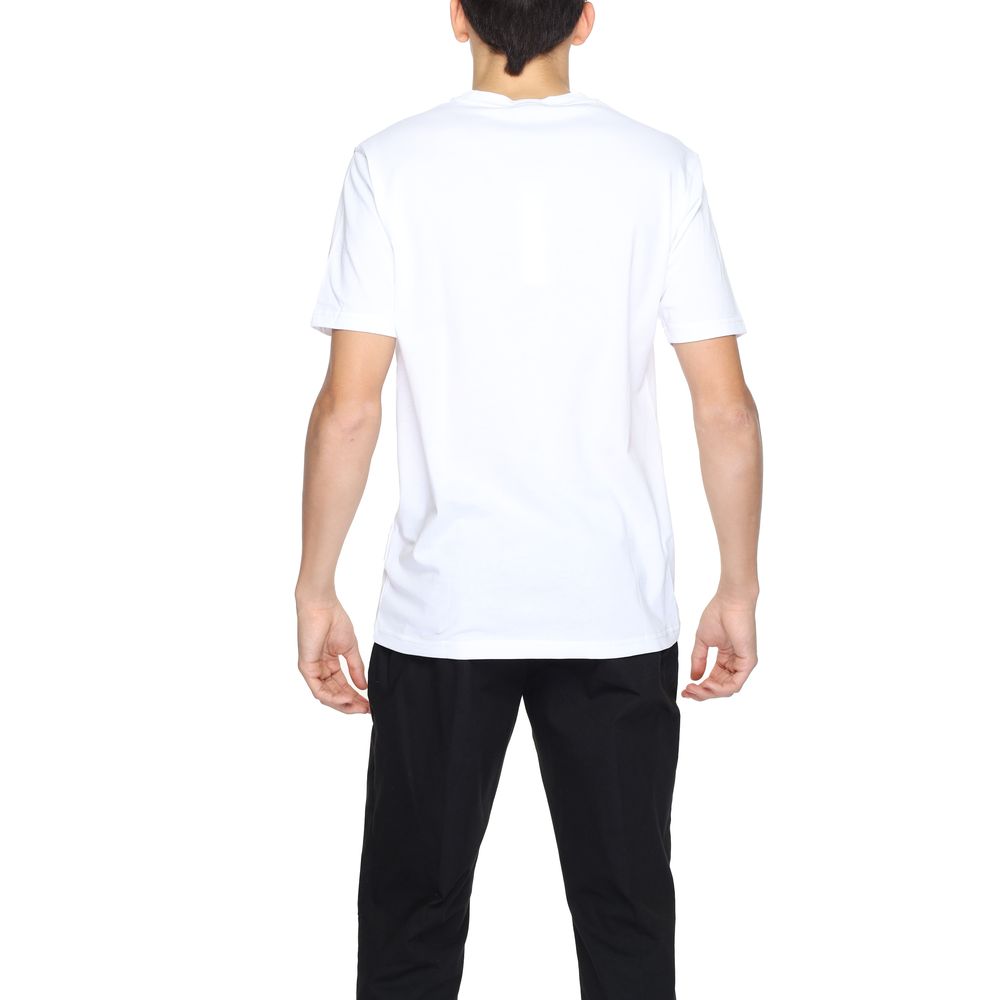 Gianni Lupo Hvid Bomulds T-shirt