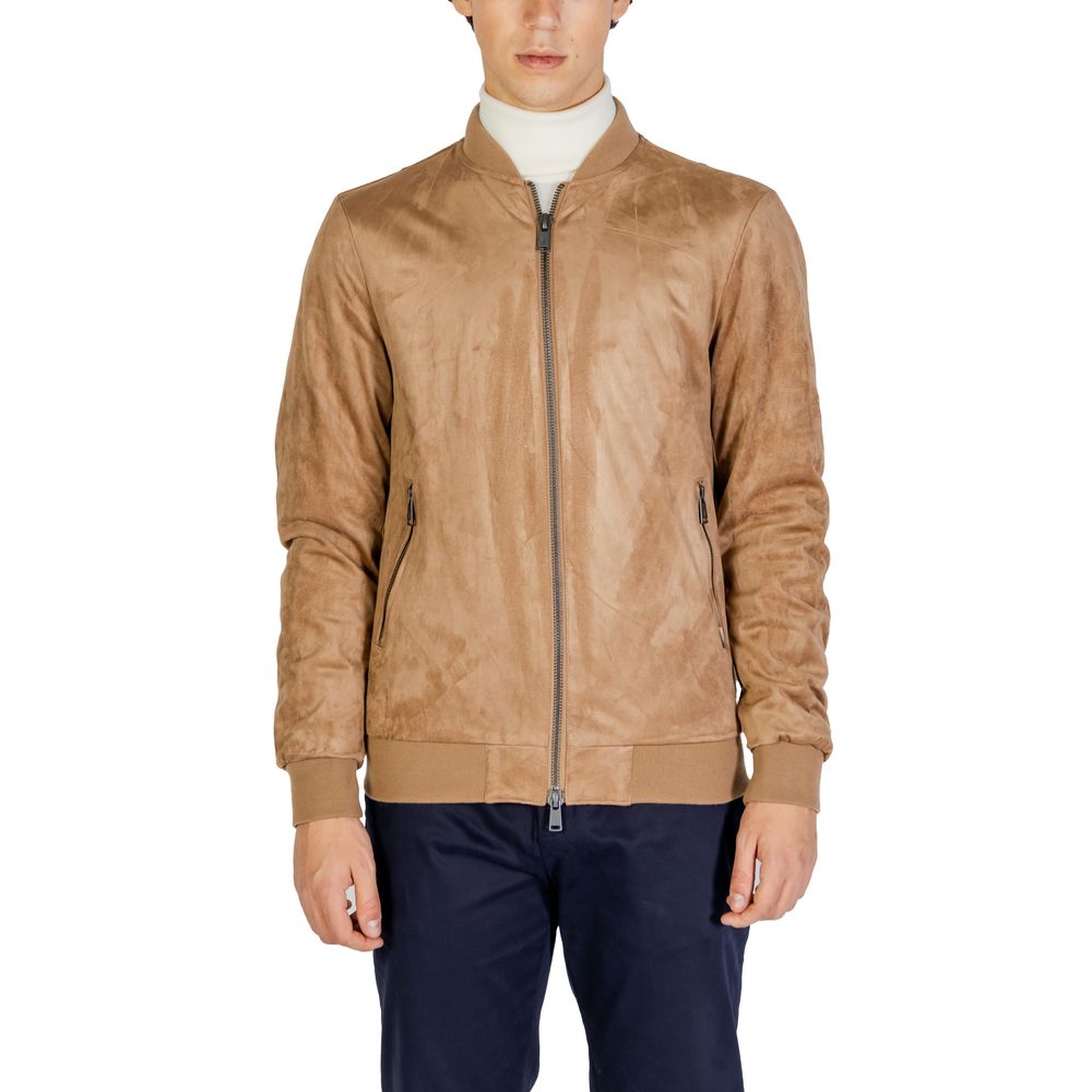 Gianni Lupo Beige Polyesterjakke