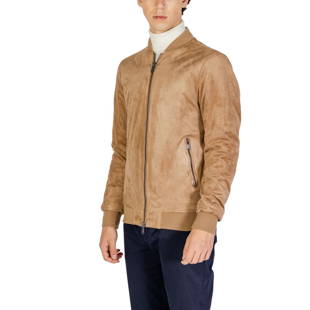 Gianni Lupo Beige Polyesterjakke
