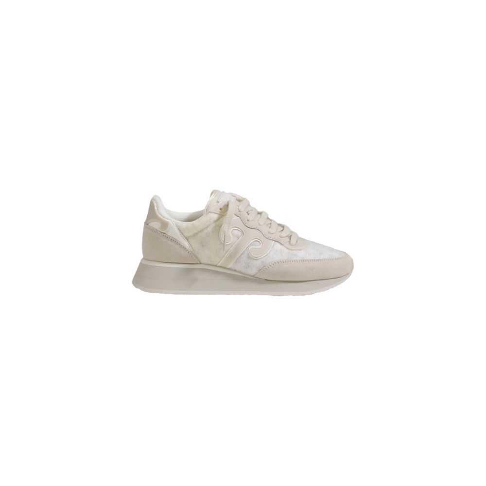 Wushu Cremefarvet Uld Sneaker